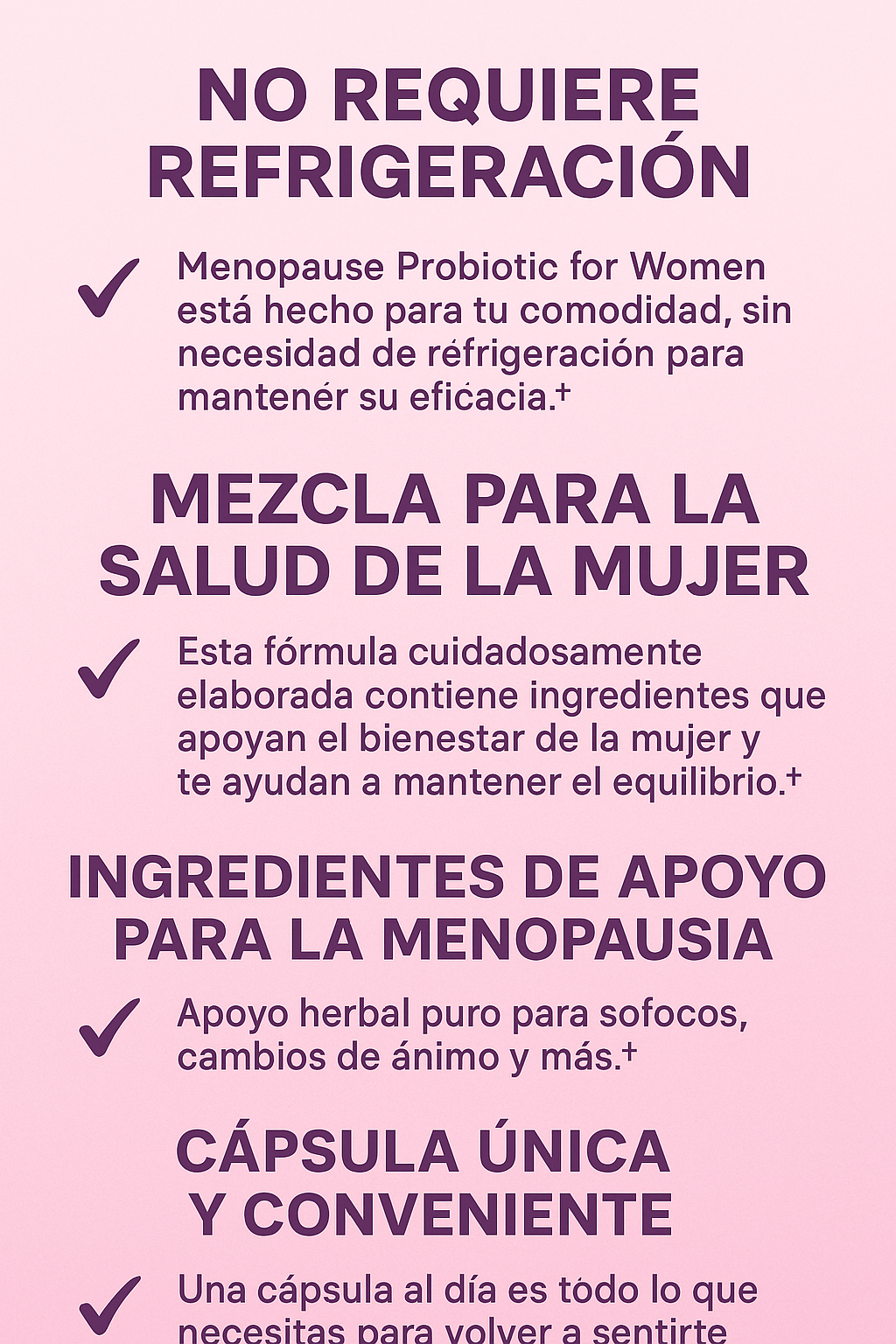 MENOPAUSE PROBIOTIC 30 CAPS